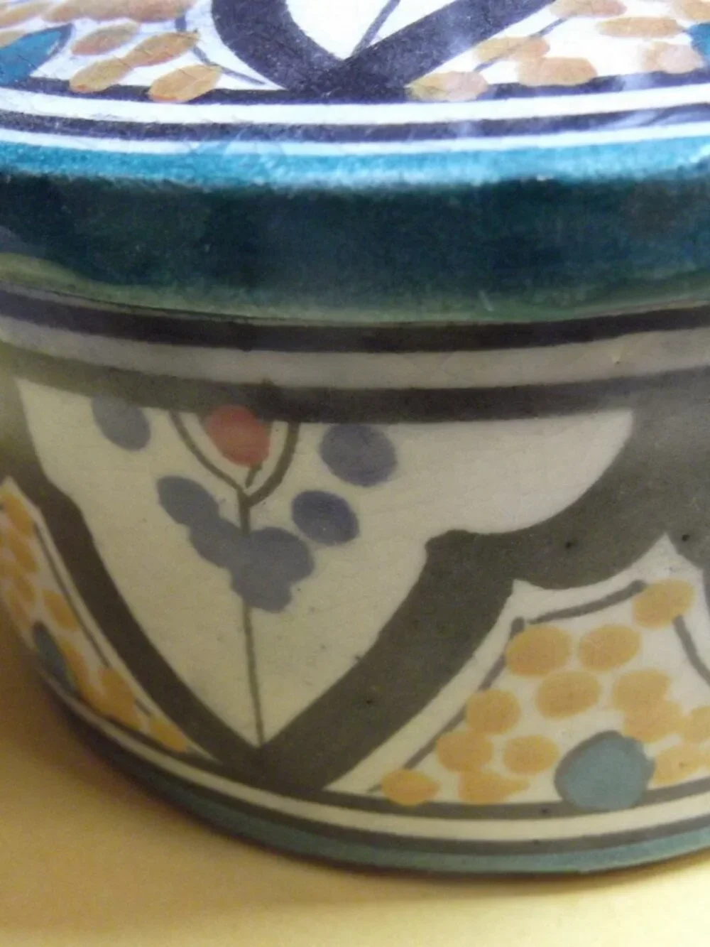 NWT Moroccan Trinket Jewelry Box in vibrant colors